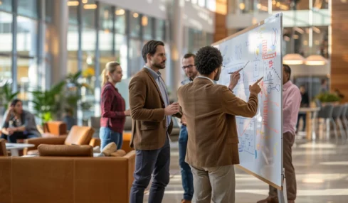 Optimisez la communication et la collaboration dans votre entreprise avec des tableaux blancs connectés