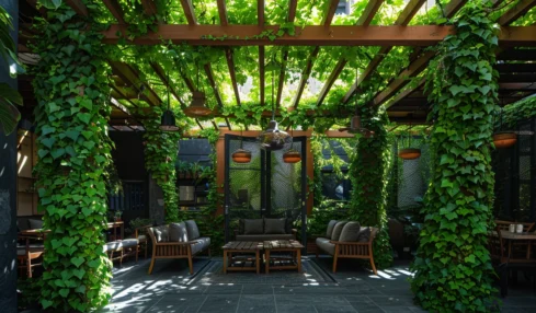 Cinq plantes grimpantes idéales pour créer une terrasse ombragée grâce à la verdure de votre jardin